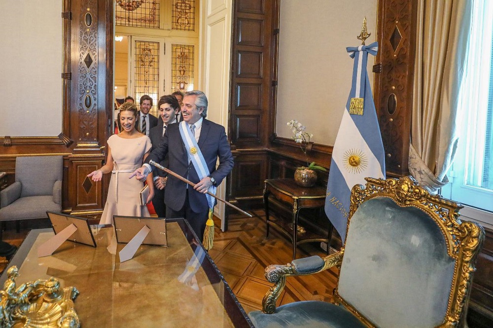 Asunción Alberto Fernández - Prensa