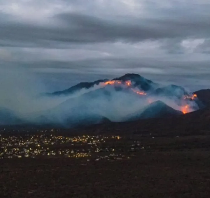 Incendio en el Cerro Uritorco (Sala de Prensa Ambiental)