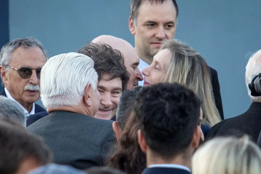 Milei se mostró con ESpert. Foto NA