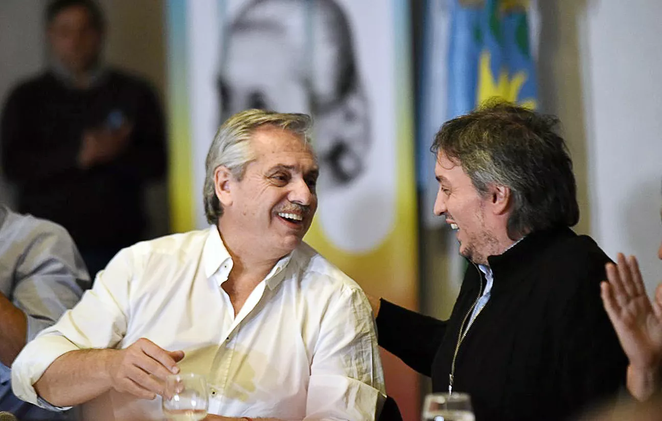 Máximo Kirchner y Alberto Fernández by na