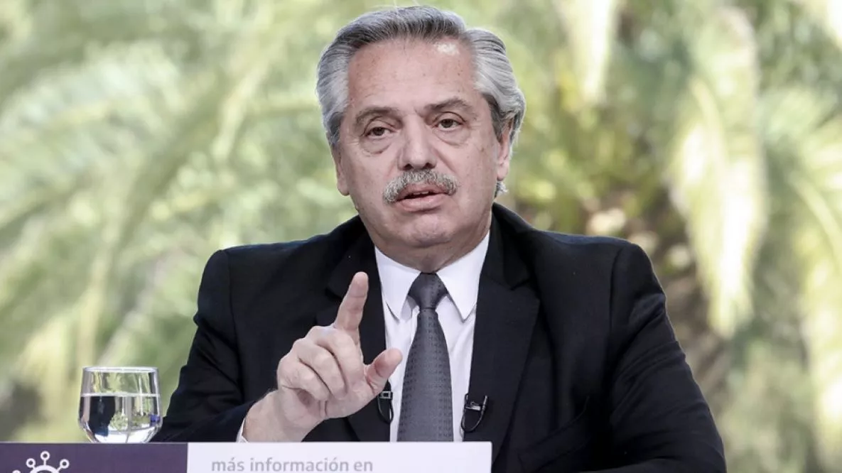 Añlberto Fernández by Télam