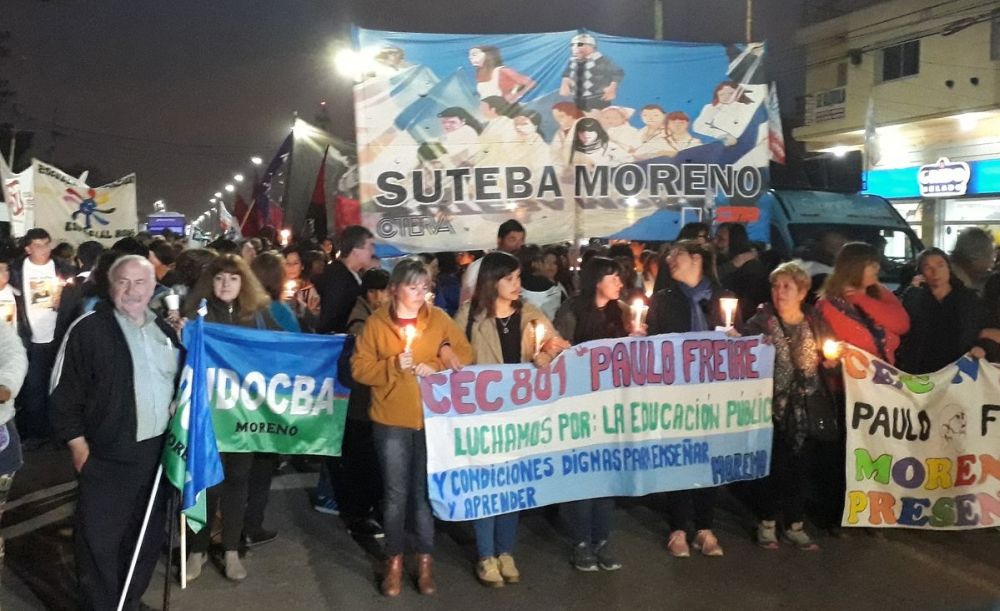 Marcha antorchas moreno 2