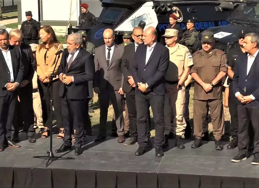 Aníbal Fernández en Rosario (captura)