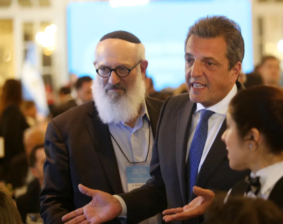 Sergio Massa, en el almuerzo del CICYP (NA)