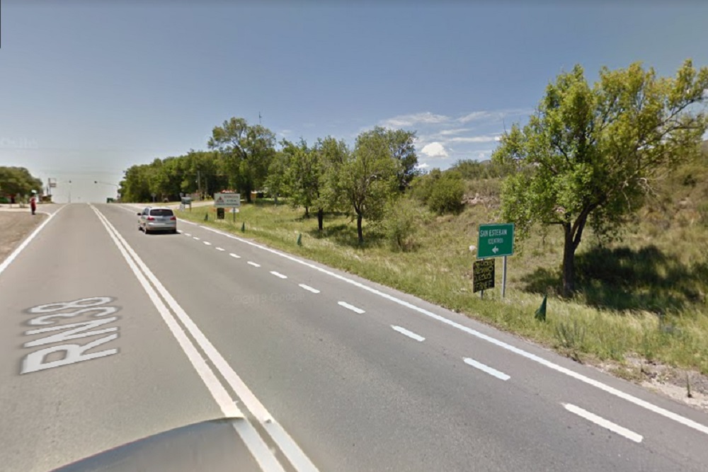 San Esteban ruta 38 by Google Street View