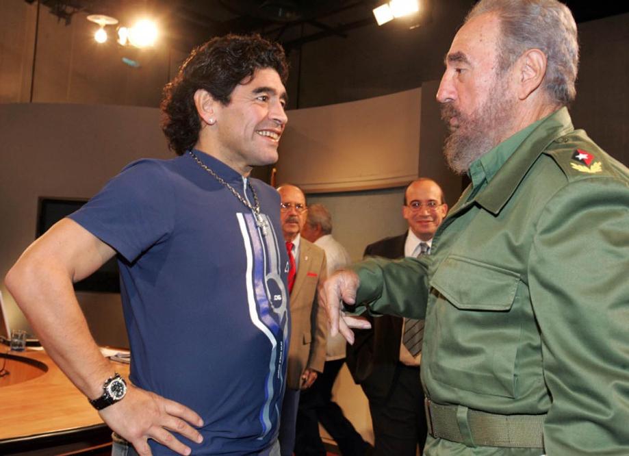 Maradona y Fidel by Télam