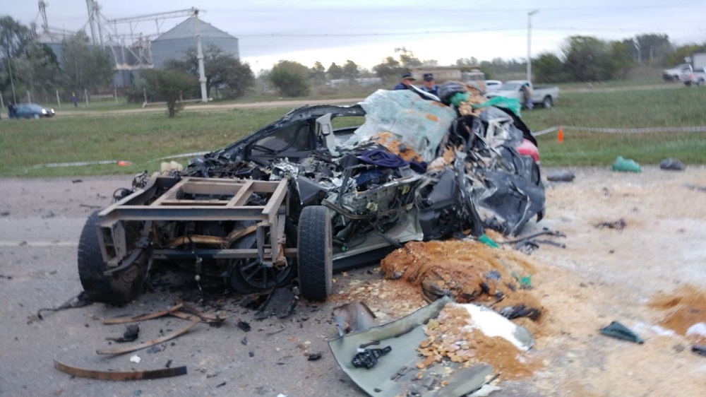 Choque en ruta 19 FM LIDER