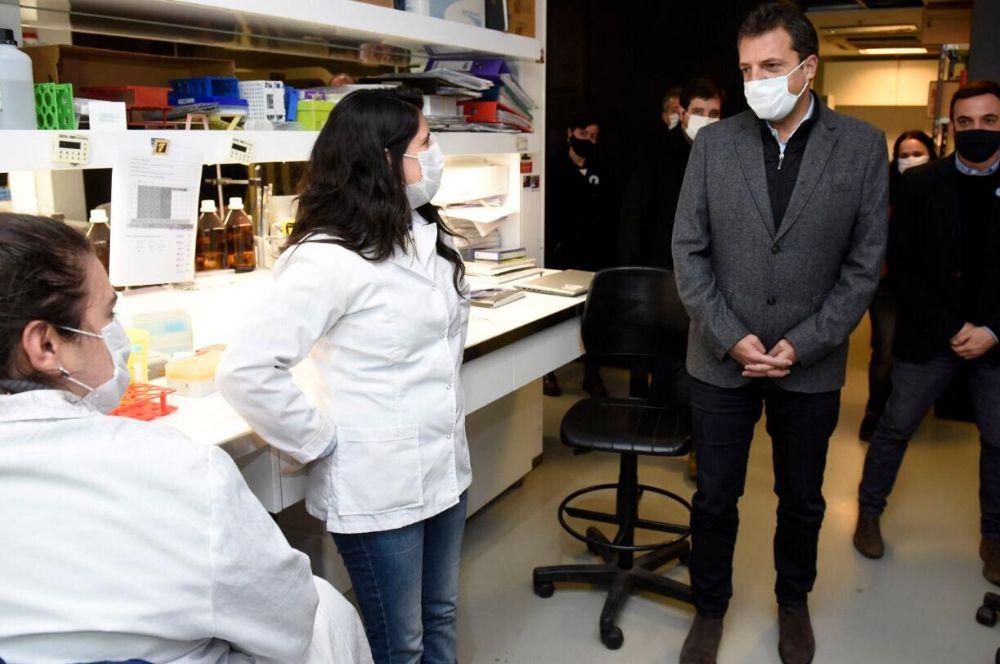 Massa en la Unsam Prensa Sergio Massa