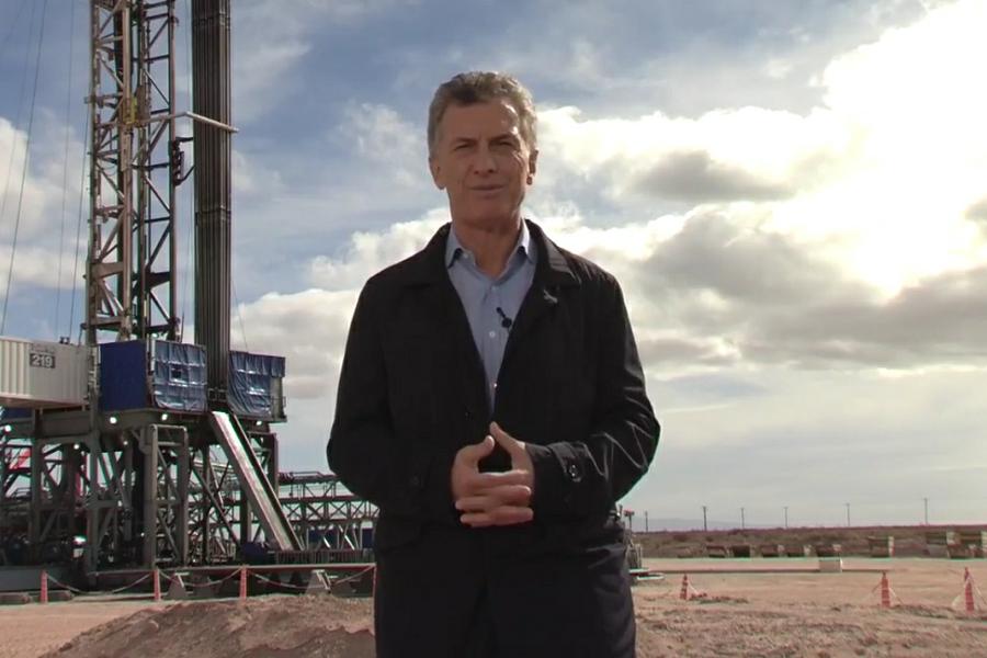 Macri vaca muerta by captura Facebook Mauricio Macri