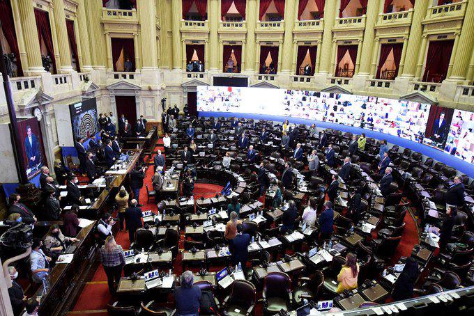 Diputados sesión remota @DiputadosAR