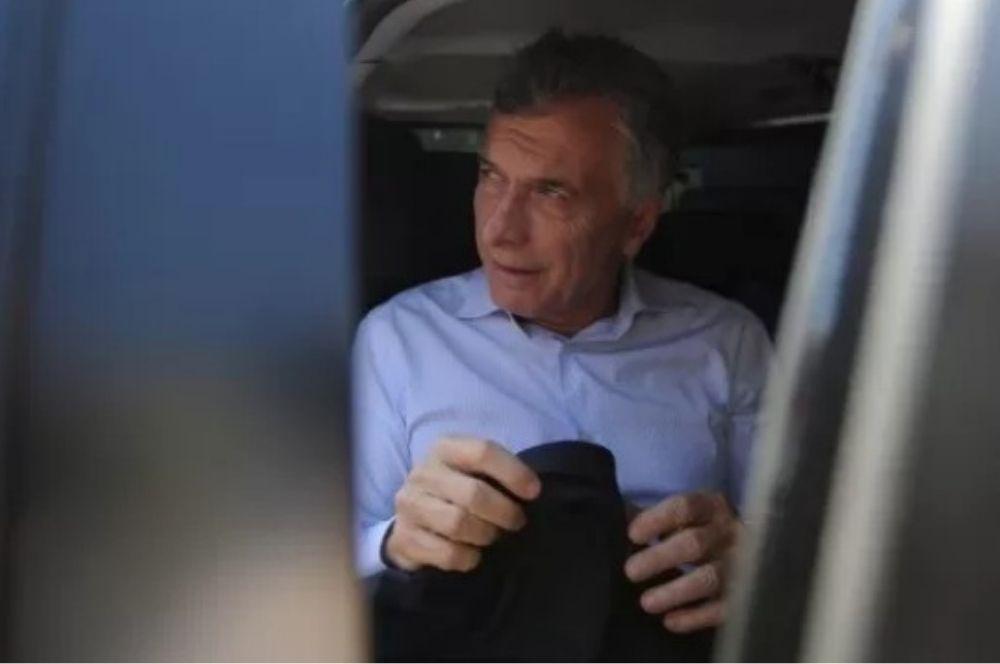 Macri adentro de la camioneta 28 10 2021
