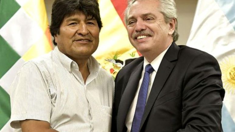 Evo morales y Alberto Fernández by NA