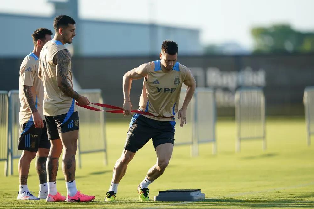 Entrenamiento Seleccion @SeleccionArgentina