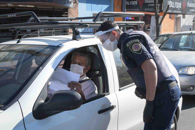 cuarentena policía de Córdoba by @PoliciaCbaOf
