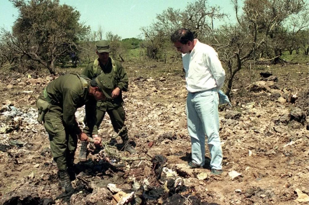 Tragedia Austral Fary Bentos archivo Télam