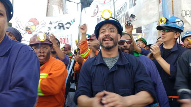 marcha rio turbio en Buenos Aires