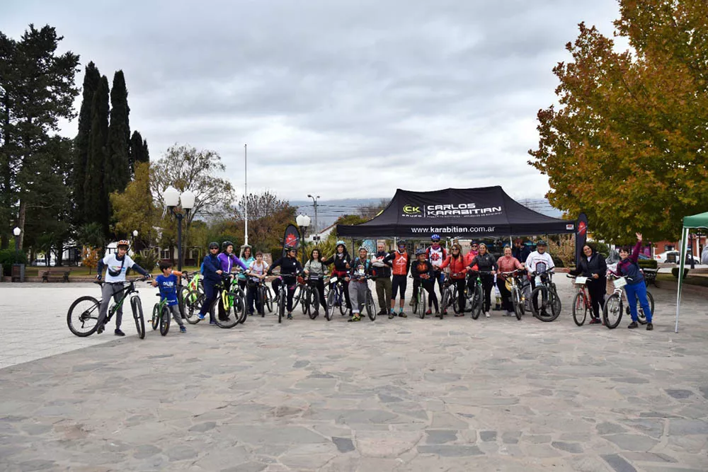 Todo el grupo completó el recorrido.