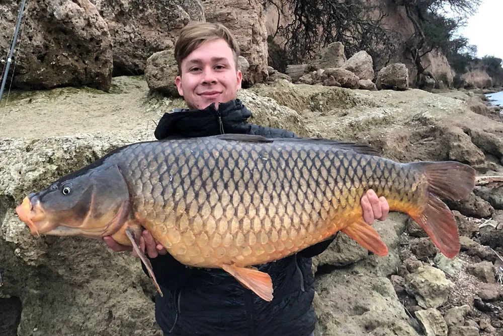 La carpa monstruo la novedosa atracci n en el lago de Embalse