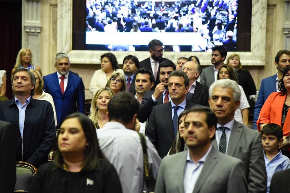 Diputados Massa Kirchner prensa Diputados