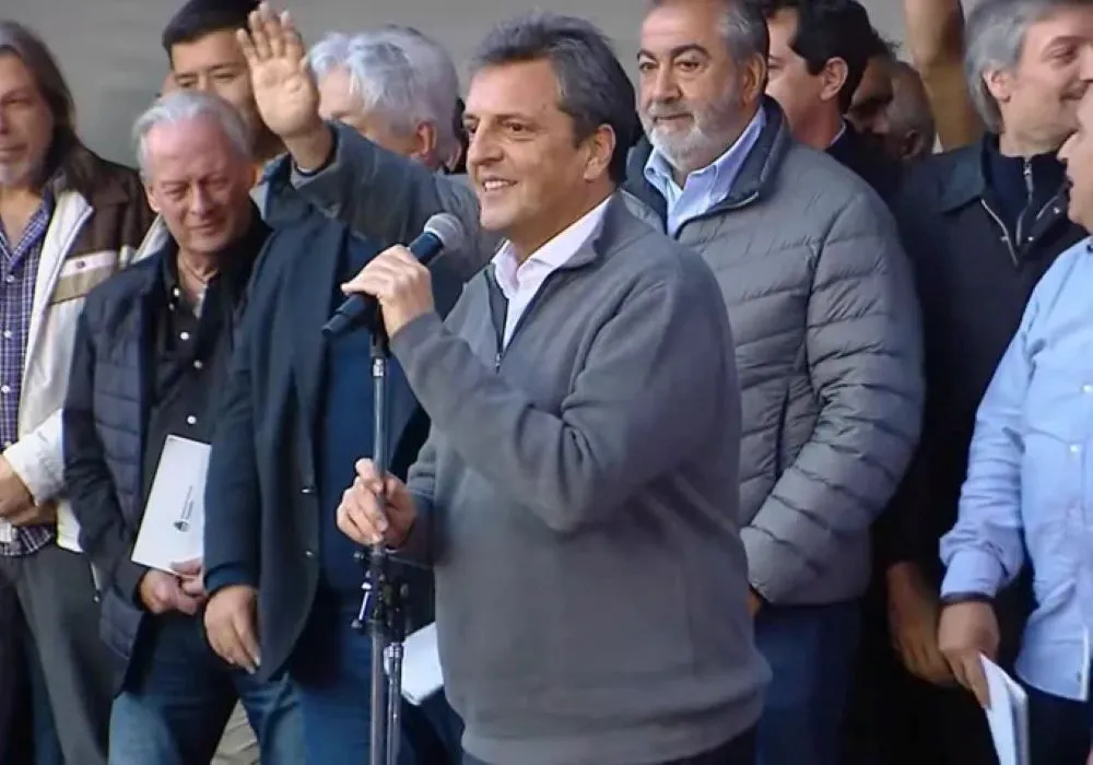 Massa anuncios CGT by Télam