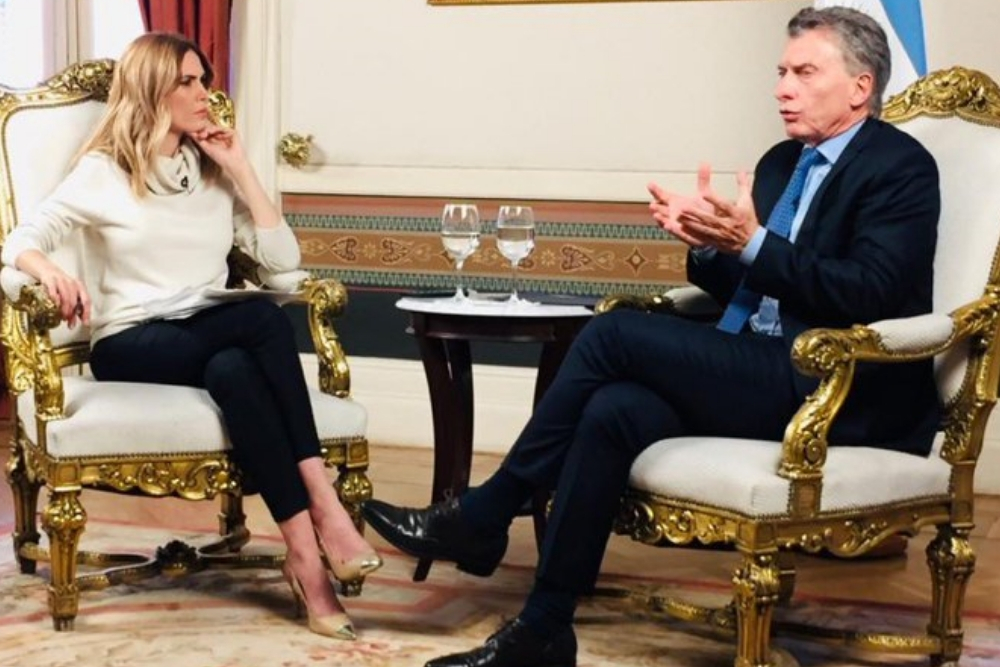 Macri con @vivicanosaok