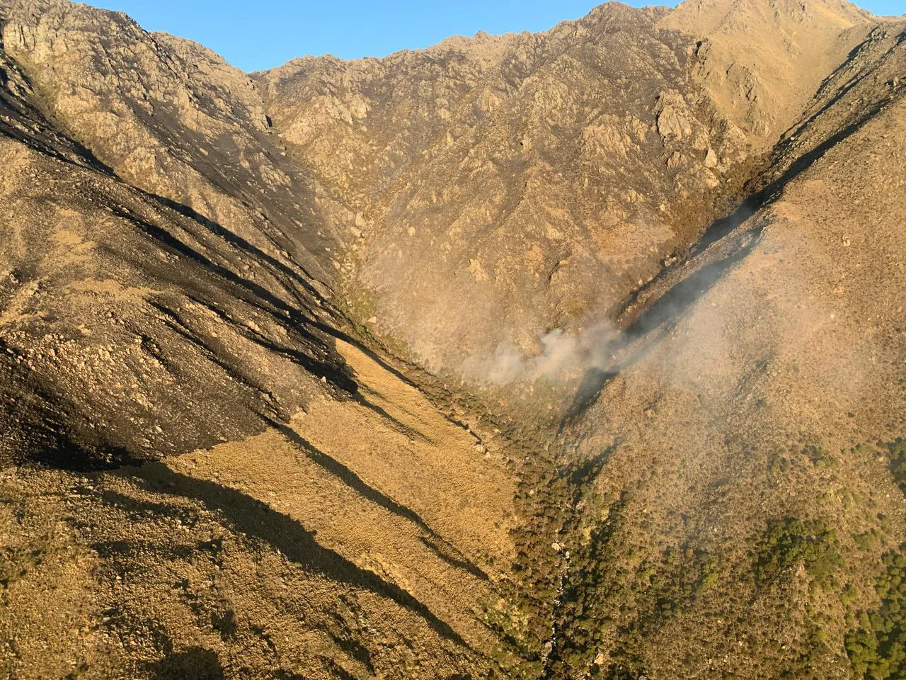 Incendio champaquí 