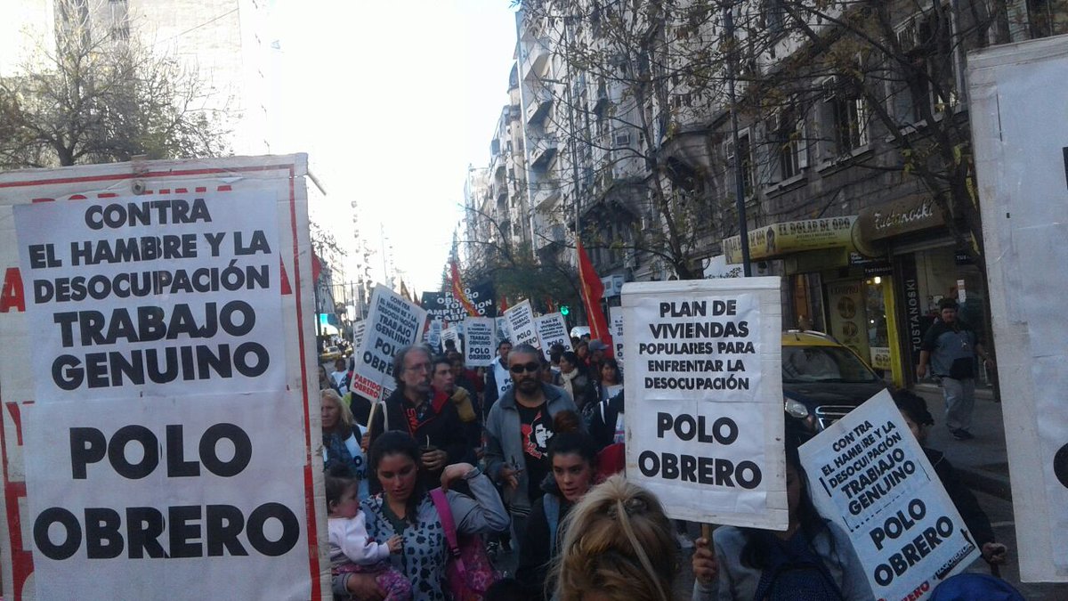 Protesta Polo Obrero by @leoguevara80