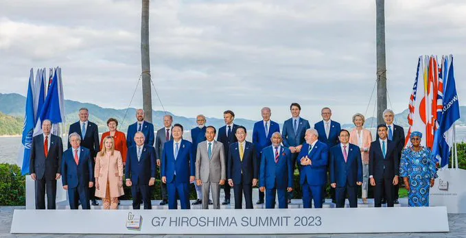 Lula en el G7 en Japón