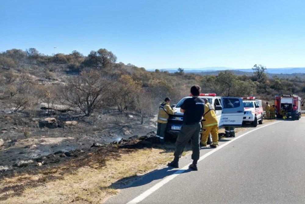 Incendio en Cabalango Carlos Paz Vivo