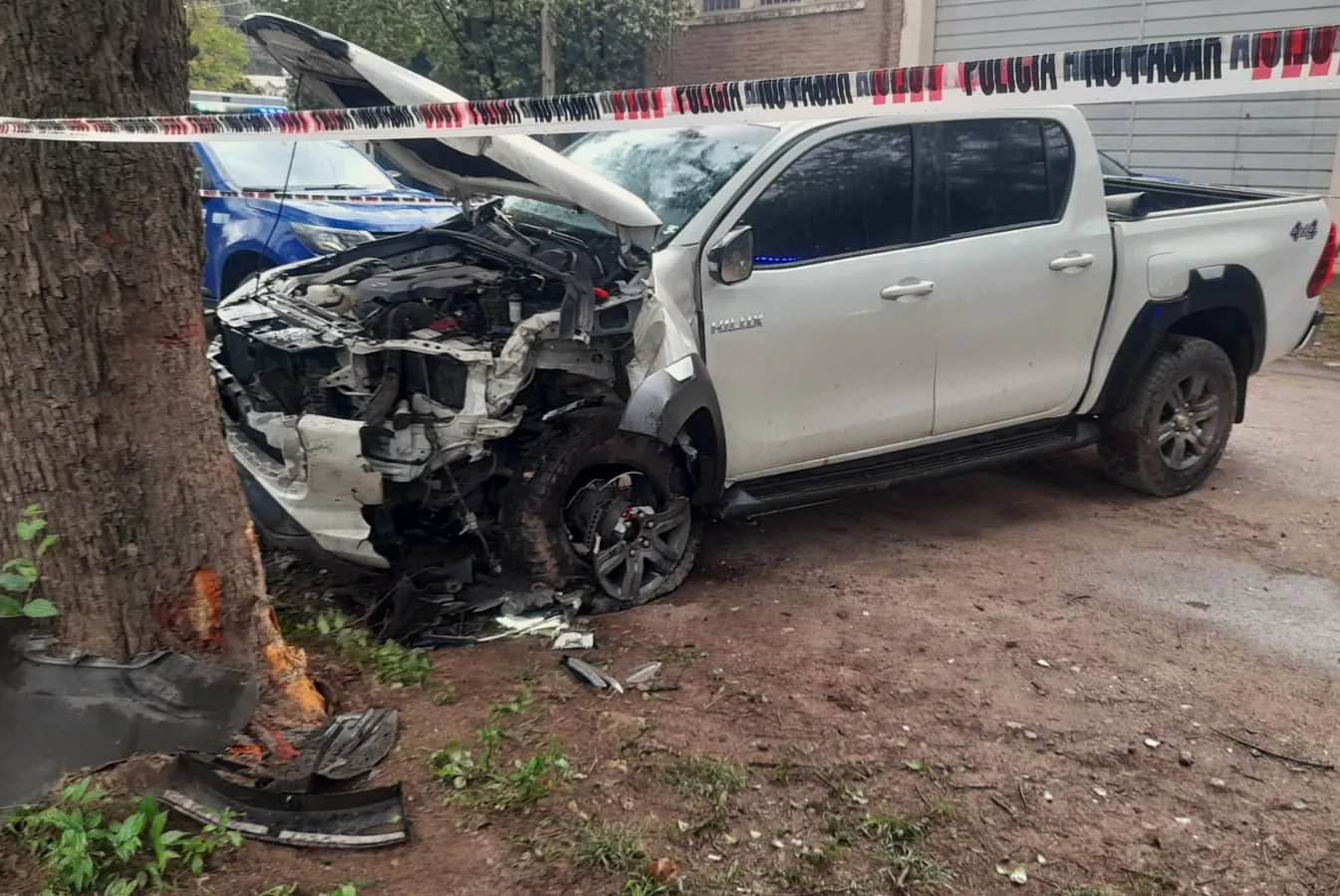 Accidente y detenciones en barrio Claret 2