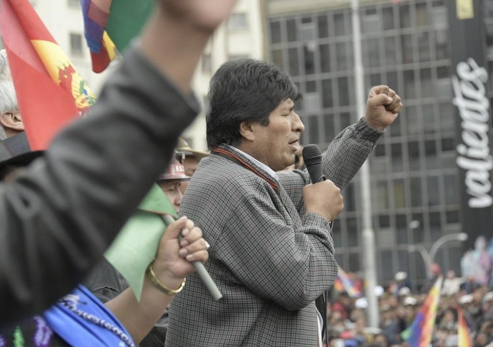 Evo Morales Twitter @evoespueblo