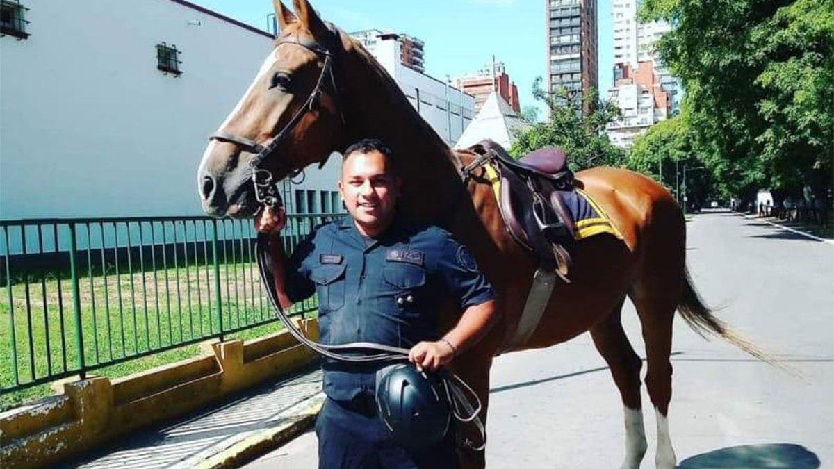 Policía apuñalado Juan Pablo ROldán by gentileza
