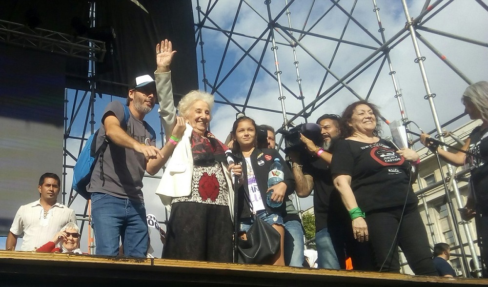 Estela de Carlotto Día de la Memoria @abuelasdifusión