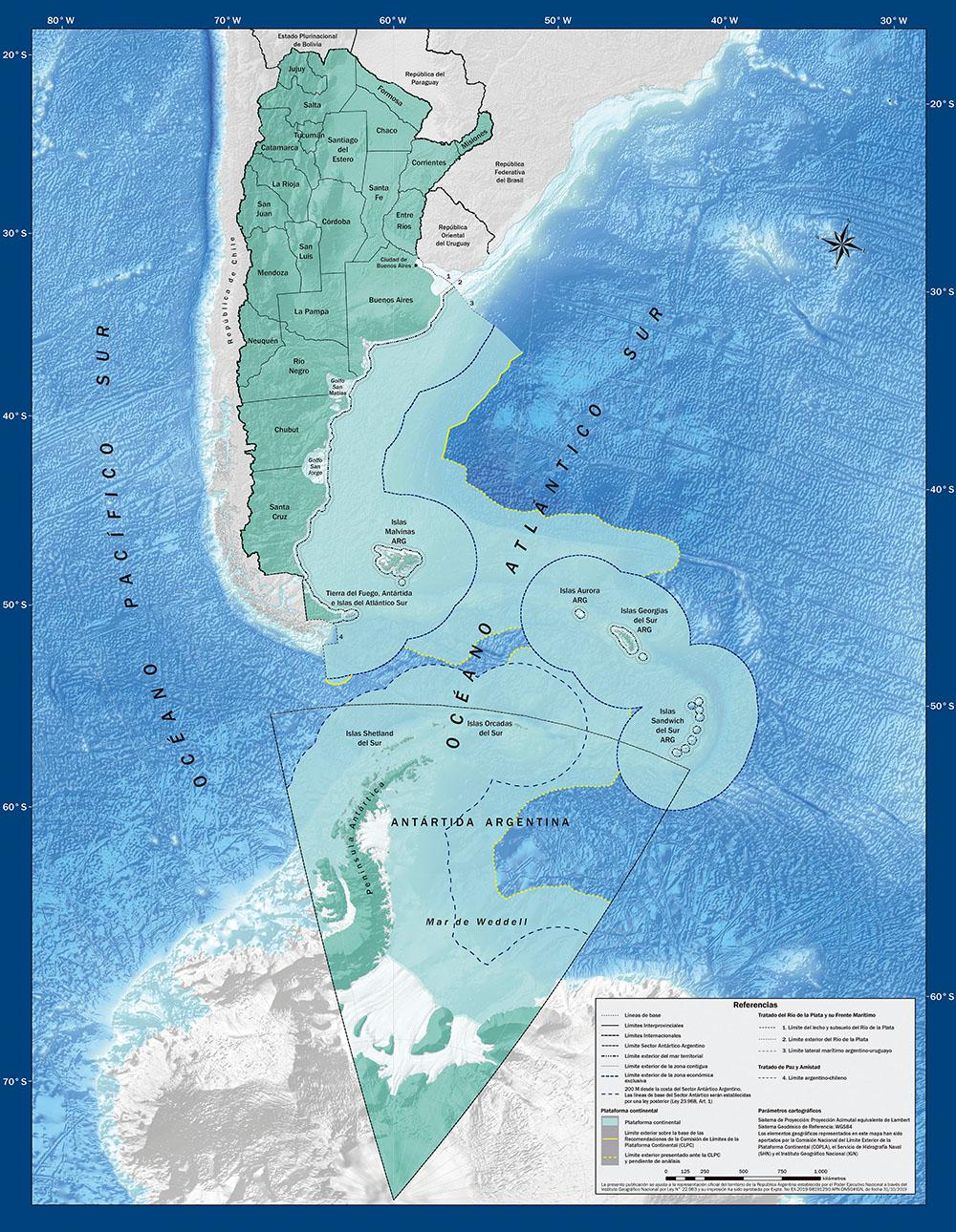 Mapa Espacios Martimos