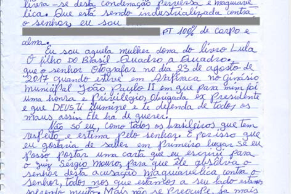 Carta a lula 2