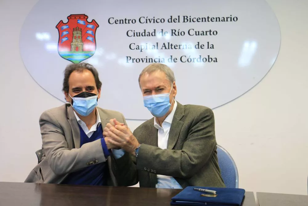 Schiaretti y Llamosas by prensa.cba