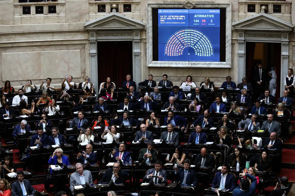 Votación de Ficha Limpia en Diputados (NA)