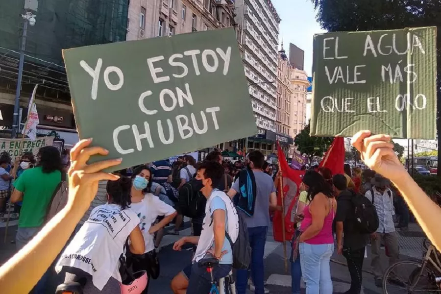 protestas chubut