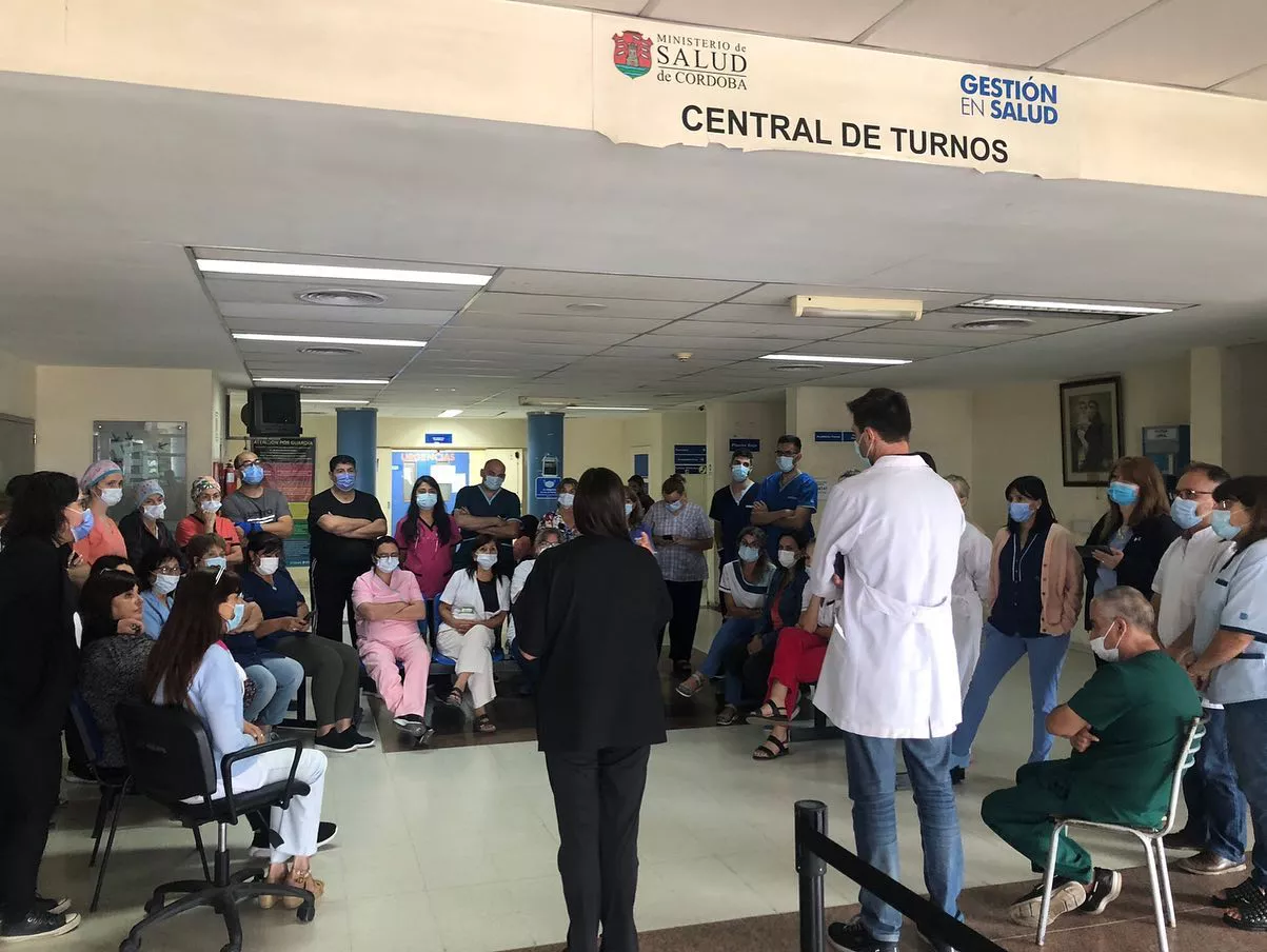 Asamblea en Hospital (Salud Unida Córdoba) 2