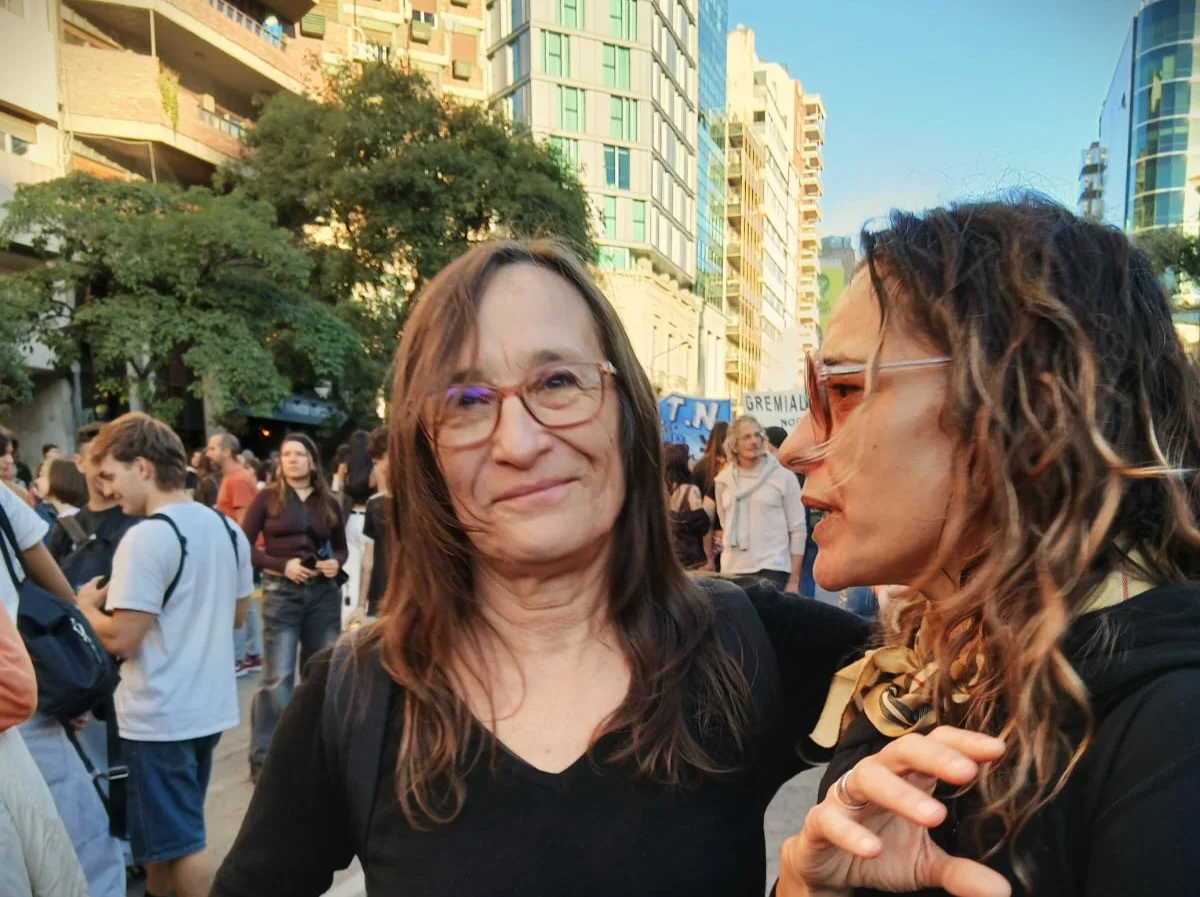 Carolina Scotto en la 4 Marcha Federal Universitaria de Córdoba