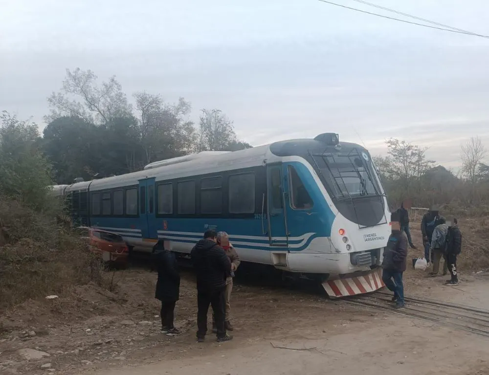 Tren de las Sierras colisionó Foto Policía de Córdoba