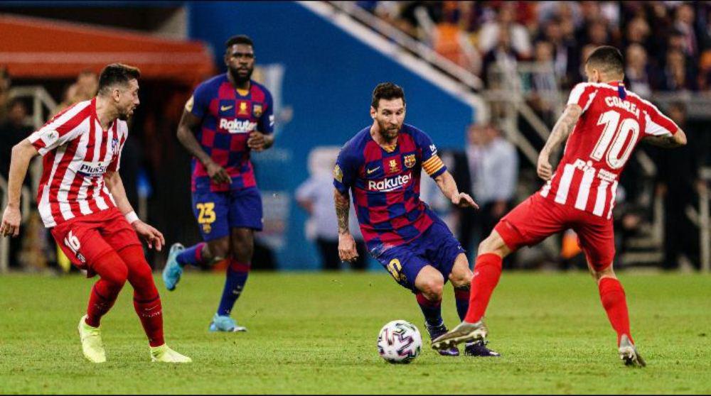 Atlético versus Barcelona by gentileza