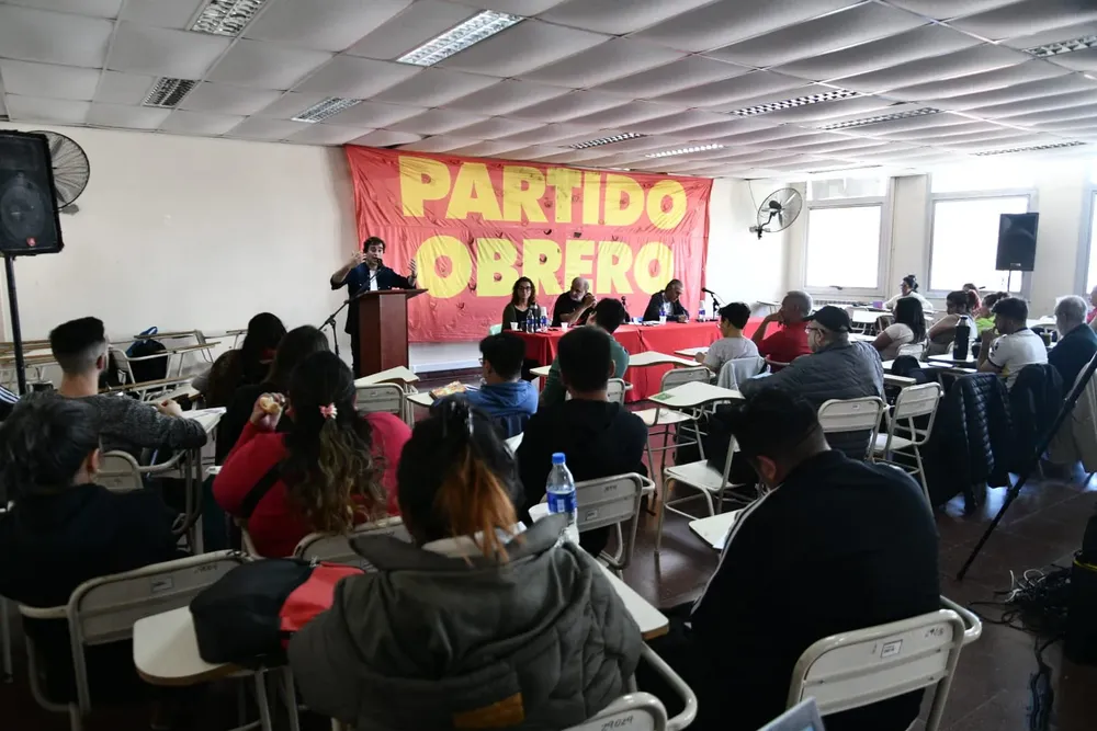 conferencia del Partido Obrero @solanopo