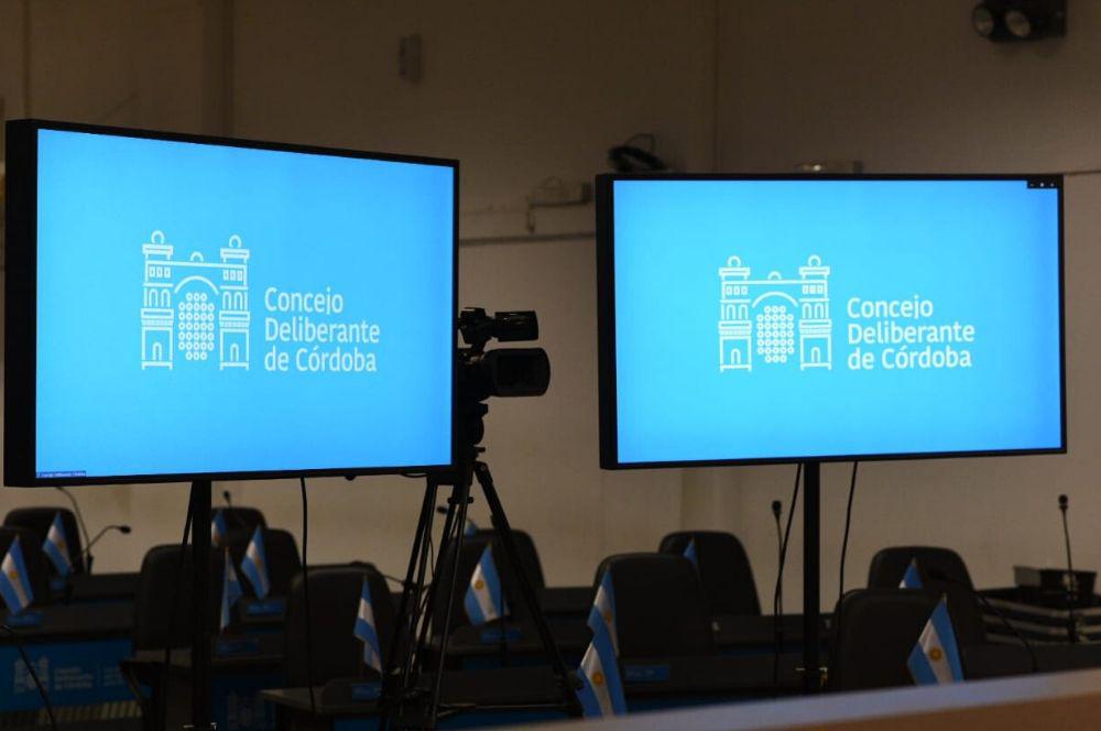 Concejo Deliberante sesion virtual pantallas