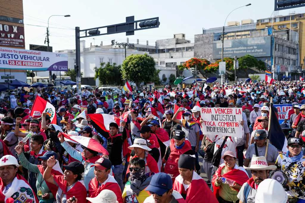 Perú protestas by NA Reuters