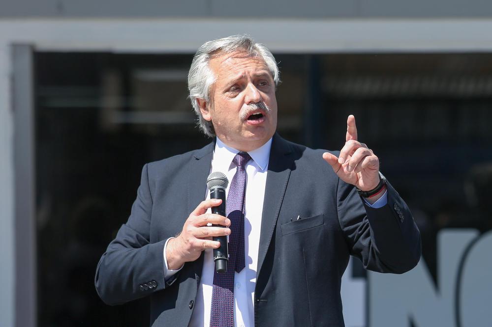 Alberto Fernández prensa Casa Rosada