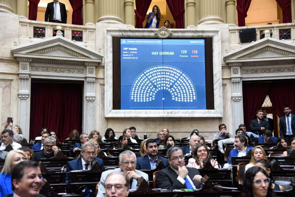 quorum diputados por reforma previsional by twitter diputado Fernández