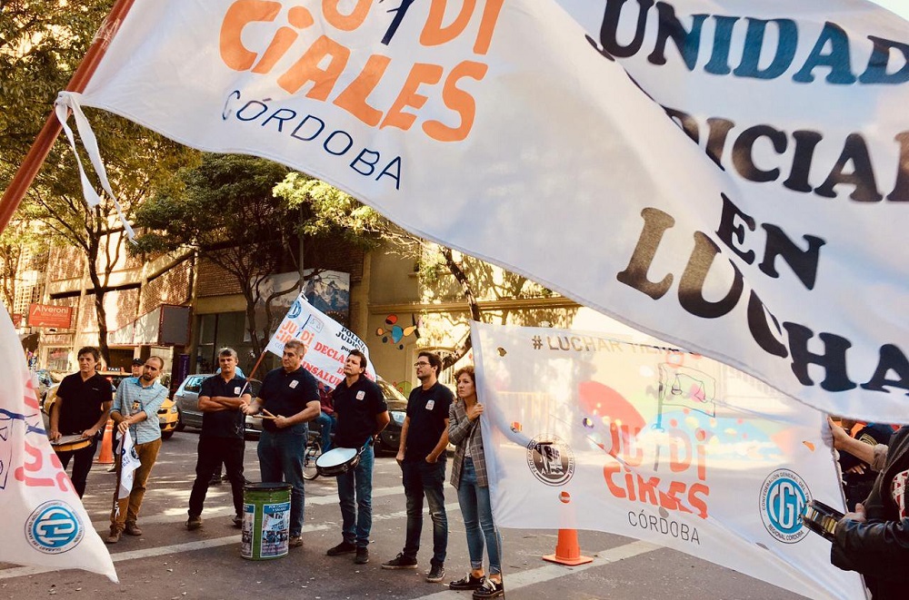 Judiciales paro protesta @AgepjCordoba