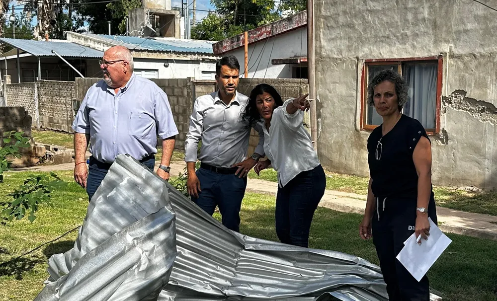 Relevaron daños en Coronel Moldes (Gobierno de Córdoba)