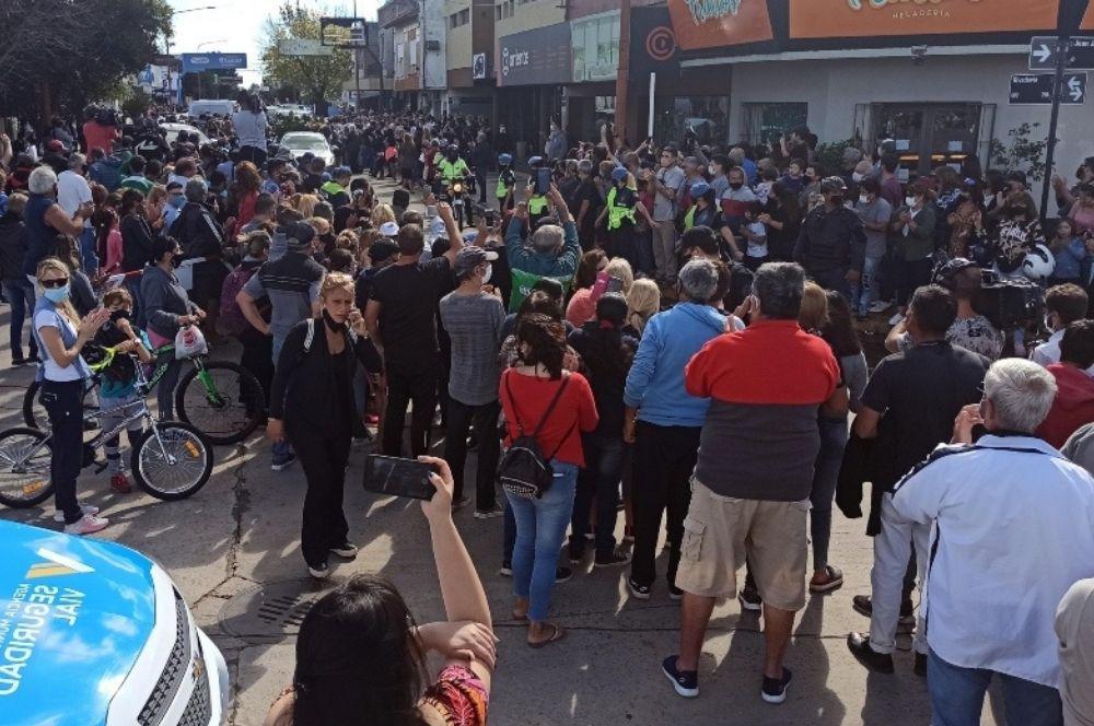 Cortejo fúnebre Mario Meoni Télam